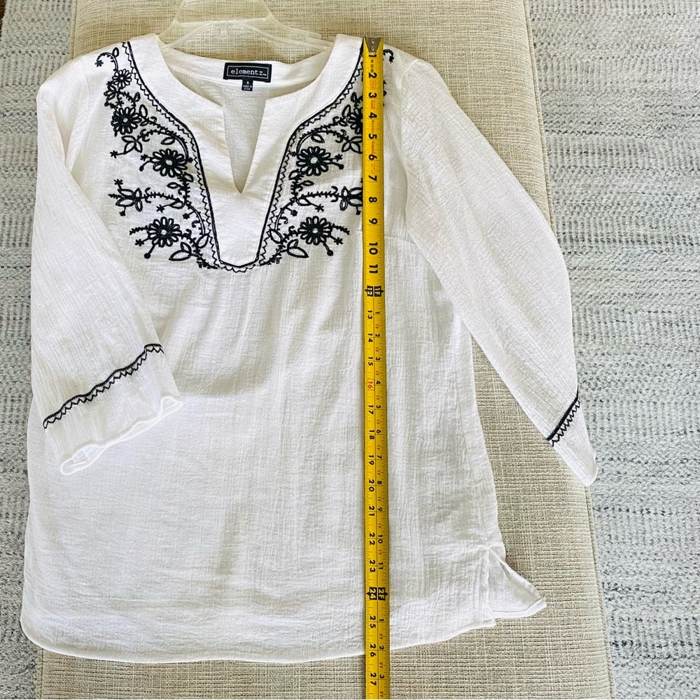 Elementz Embroidered Top - Picture 6 of 7